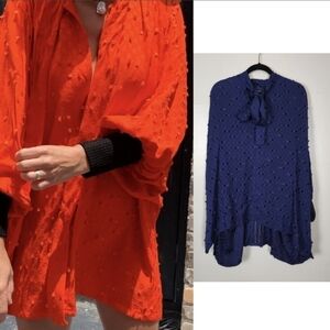 Rachel Comey kent blouse, navy blue, nwt